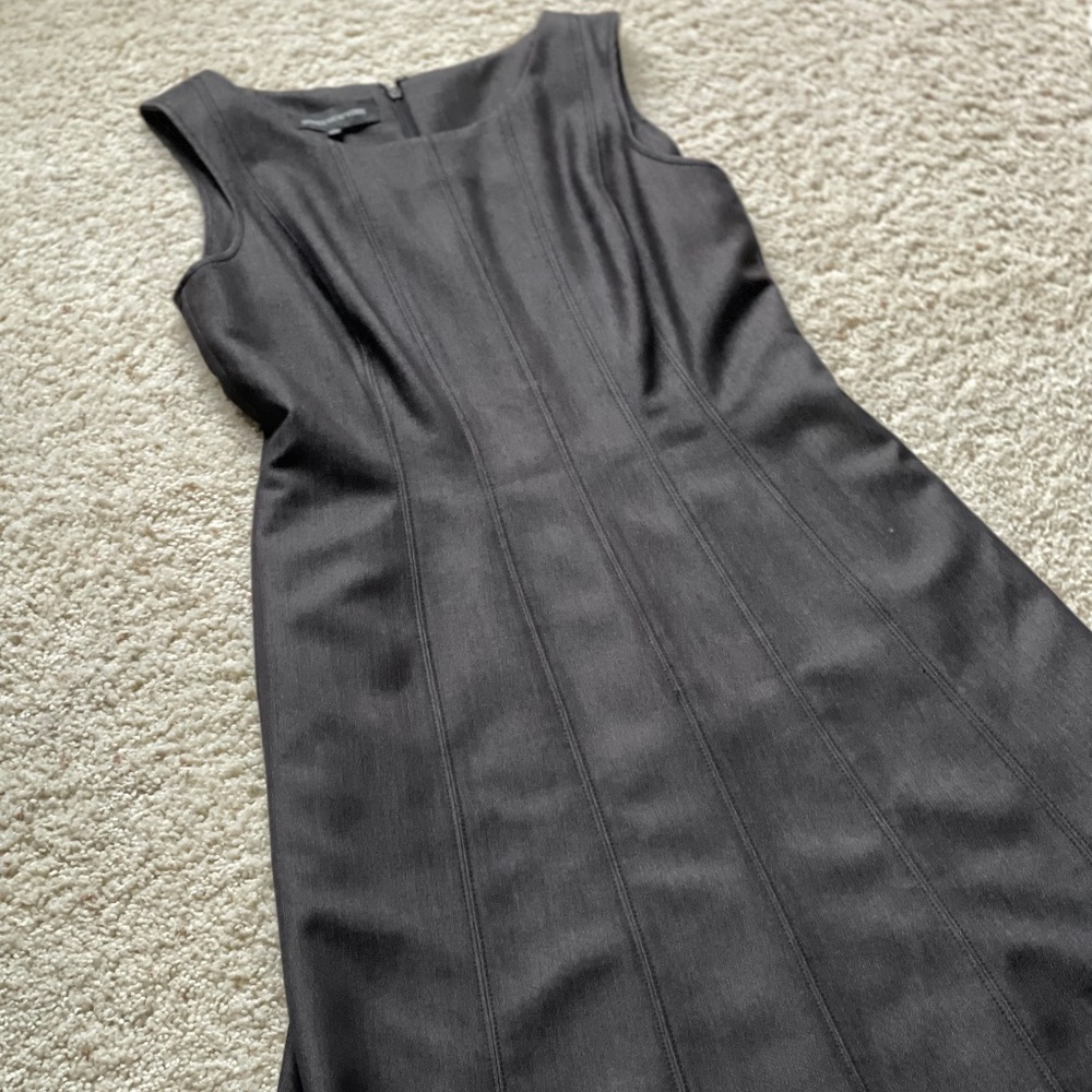 Jones New York,  new, never worn, denim seamed, size 6, knee length, dress.